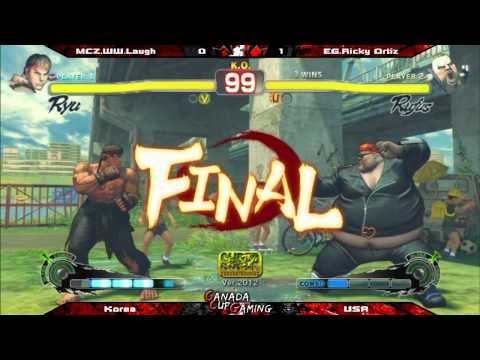 Laugh vs Ricky Ortiz - Canada Cup Gaming 2012 SFIV