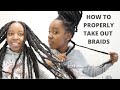 How to Remove Old Protective Styles | 4C 4B Natural Hair