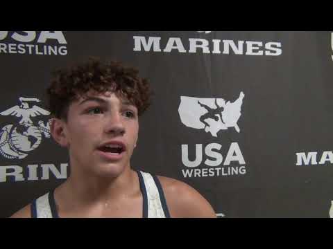 Andre Gonzales (CA), 2019 Greco-Roman Junior National champion at 106 lbs.