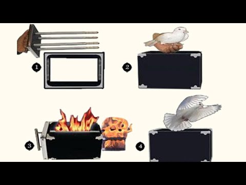 Tora Wonderful Box Fire, Sword and Dove Box by Tora Magic