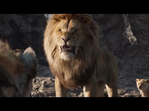 Mufasa Saved Simba Scene | THE LION KING | Movie scene (2019)