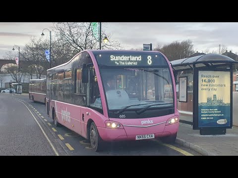 Rare Allocation: Route X88 | NK66CXA/0685 - Go North East: Optare Solo SR M925