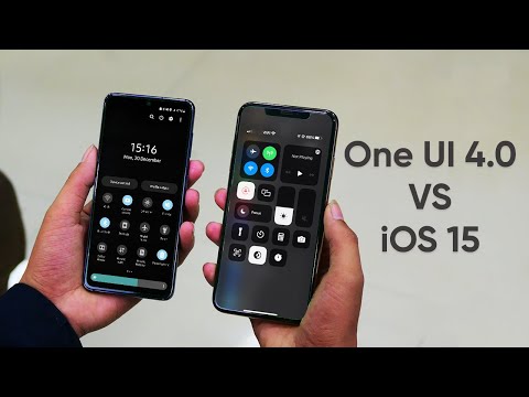 One UI 4.0 vs iOS 15: Dark Mode😨😨😨
