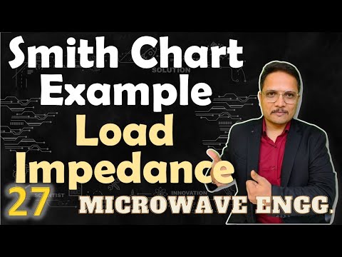 Smith Chart Example for Load Impedance Calculation using standing pattern