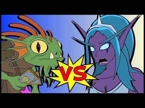 MORGL對陣TYRANDE：爐石漫畫! (MORGL v TYRANDE: A Hearthstone Cartoon!)