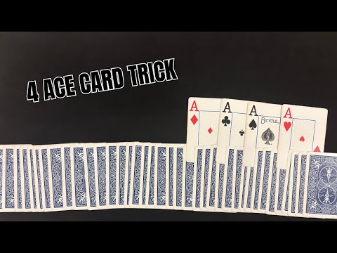 EASY 4 Aces Card Trick Anyone Can Do (Beginner Friendly)