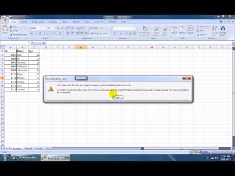 Excel Protect & Unprotect Multiple Sheets & Workbooks Software