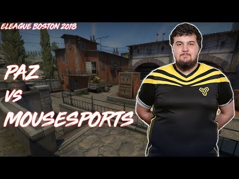 PAZ vs Mousesports | ELEAGUE Major: Boston 2018 | [HD POV]