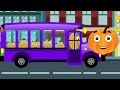 Pumpkin Wheels On The Bus Children Rhymes And Kids Nursery Song