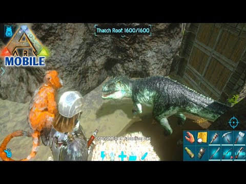 Ark Mobile Giganotosaurus Trapping & Taming (With Behemoth Stone Dinosaur Gateway)! | Giga Taming