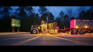 SEMI TRUCK with TONS of Watermelon Lights! 💥 Full LED Starburst Setup