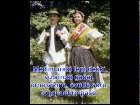 Međimurski lepi dečki + tekst - (obrada VM)