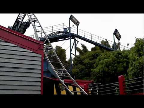 Off-ride footage of a Technic Coaster train