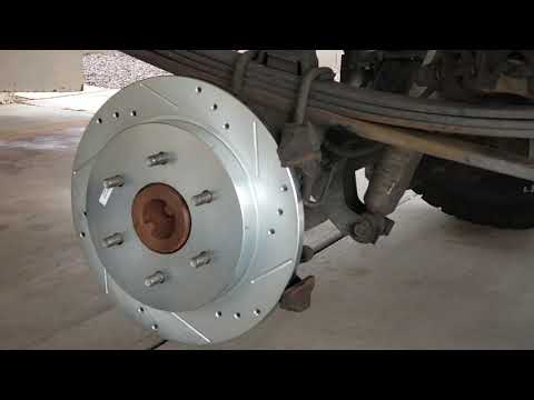 Changing rear rotors & brakes on 2004-2015 Nissan Titan