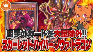 エースモンスターで相手の盤面を全除外！！ド派手な妨害が気持ちいい「レッド・デーモン」