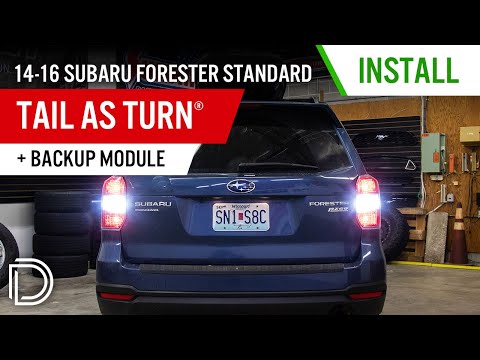 How to Install 2014-2016 Subaru Forester Standard Tail as Turn® + Backup Module | Diode Dynamics