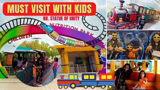 Children Nutrition Park Nr. Statue of Unity I Creative Park for Kids I KISHANI VLOGS #ektanagar