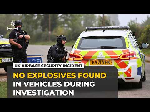 UK police say no explosive found in vans discovered near RAF Fairford