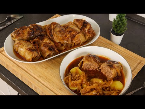 Meine Kohlrouladen mit Hackfleisch und Soße - einfach und lecker
