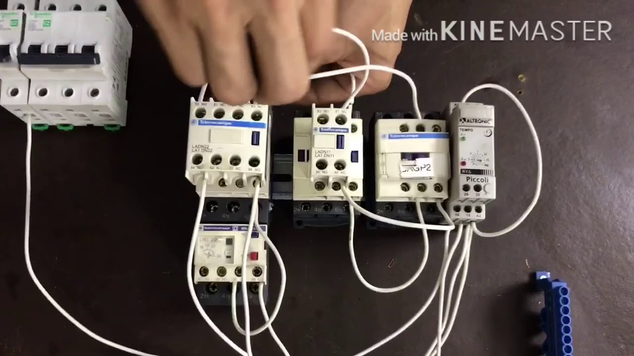 Estrela triângulo - comando passo a passo.