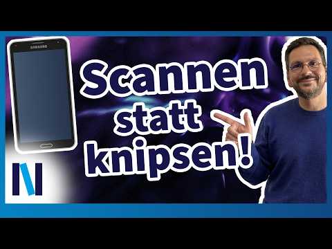 Mit dem Android-Handy Unterlagen digitalisieren: scannen mit Google Drive + Foto umwandeln als PDF