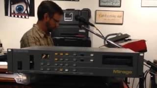 Video thumbnail for Ensoniq Mirage DMS-8 demo by Bill Walker