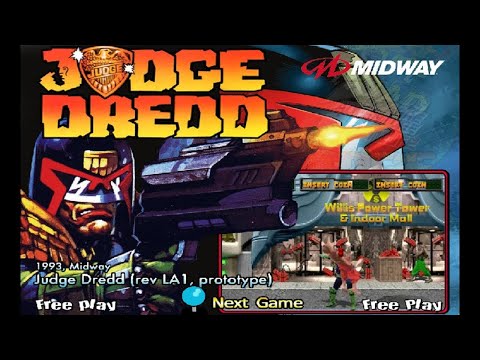Judge Dredd Arcade Beat 'Em Up! MAME SuperCharged! Full Playthrough! Mini MD-SNES-NES-PSC Classics!