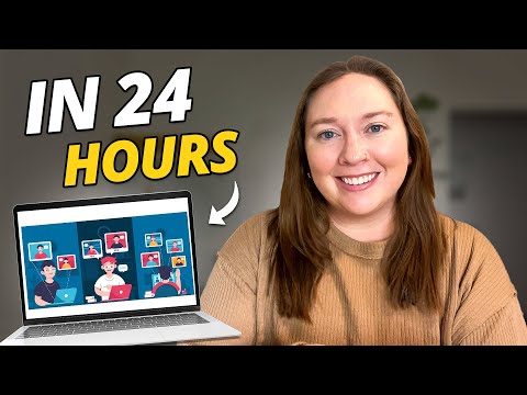 Wie man in 24 Stunden einen Online-Workshop erstellt (und damit 3.059 Dollar pro Woche verdient)