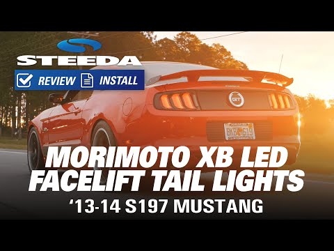 2010-2014 Mustang Morimoto XB LED Facelift Tail Lights | Steeda Install