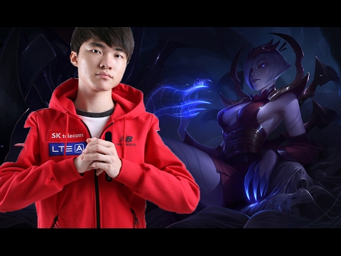 Faker playing Elise jungle