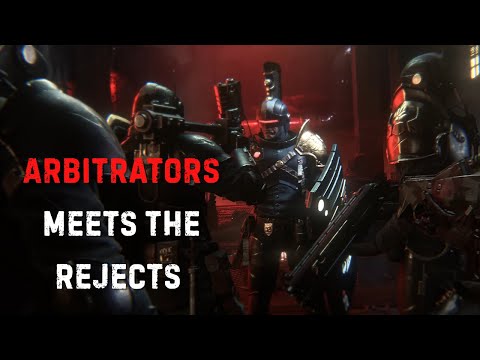 Arbitrators Getting Along With Rejects (Kind of)  - Darktide Rejects Dialogue and conversations #27