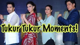 Shah Rukh Khan, Varun Dhawan And Kriti Sanon REVEAL Their Tukur Tukur Moments!