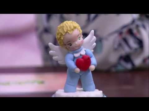 Mulher.com - 26/05/2016 - Cupido em biscuit - Eleia Conti PT1