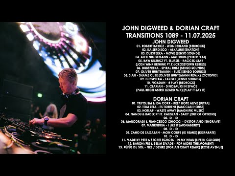 JOHN DIGWEED (UK) & DORIAN CRAFT (France) @ Transitions 1089 11.07.2025