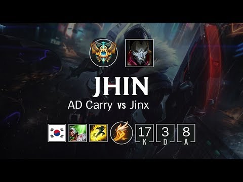 Jhin ADC vs Jinx - KR Challenger Patch 8.19