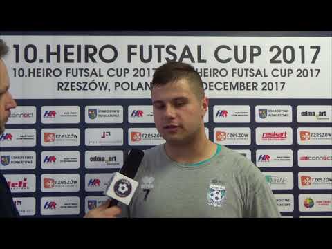 Heiro Futsal Cup 2017: Lukas Krupa (Engerau Boys Bratysława) po meczu z Projektantem (grupa D)