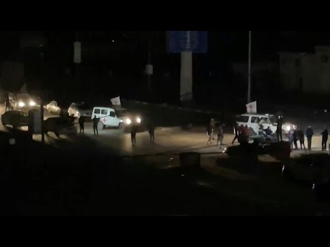 Red Cross convoy transporting released hostages crosses Rafah towards Egypt | AFP