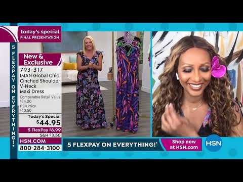 HSN | IMAN Global Chic Fashions 05.14.2022 - 09 PM