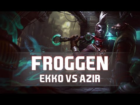 Froggen as Ekko vs Azir - S8 MID Ranked Gameplay