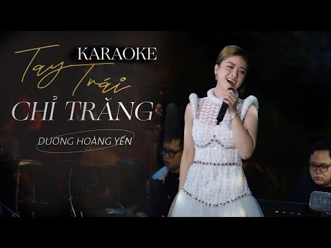 Tay Trái Chỉ Trăng l Dương Hoàng Yến | Karaoke beat chuẩn