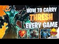 WILD RIFT | How To Carry EVERY GAME As Thresh | Challenger Thresh Gameplay | Guide & Build