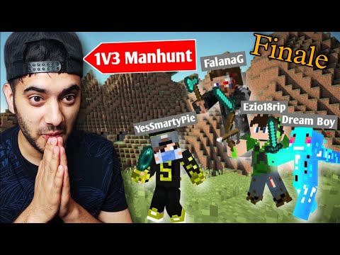 YesSmartyPie - 1 V 3 Minecraft Speedrunner VS Hunter FINALE Challenge