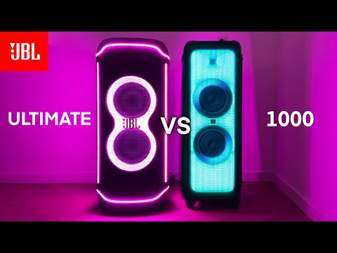 JBL Partybox Ultimate VS 1000 Sound and lights comparison 50% Volume!! 🔊🔥