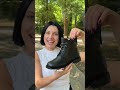 Ботинки женские кожаные на байке 596857 Черные Відео