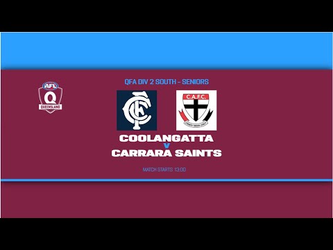 2022 QFA Division 2 South Seniors – Coolangatta v Carrara Saints