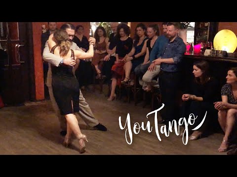  Gustavo Gómez  and  Gabi Gómez  are  dancing  to  the  tango  "  Será una noche  "  by  José Basso  in  2020
