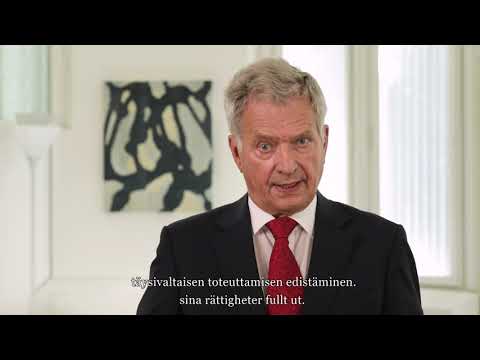 Tasavallan presidentti Sauli Niinistö – Videotervehdys Naisjärjestöjen Suomi -juhlassa 24.9.2021