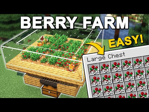 Triloms - The BEST Sweet Berry Farm in Minecraft 1.20 (Tutorial)