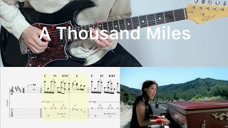 Vanessa Carlton - A Thousand Miles (guitar cover with tabs & chords)