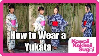 How to Wear a Yukata (Simple) HD